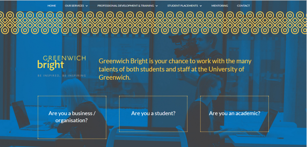greenwich bright website screenshot