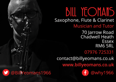 Bill Yeoman’s Business Card