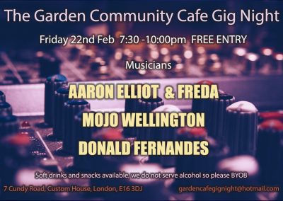 Garden Cafe Gig Night 2