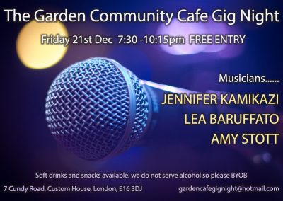 Garden Cafe Gig Night